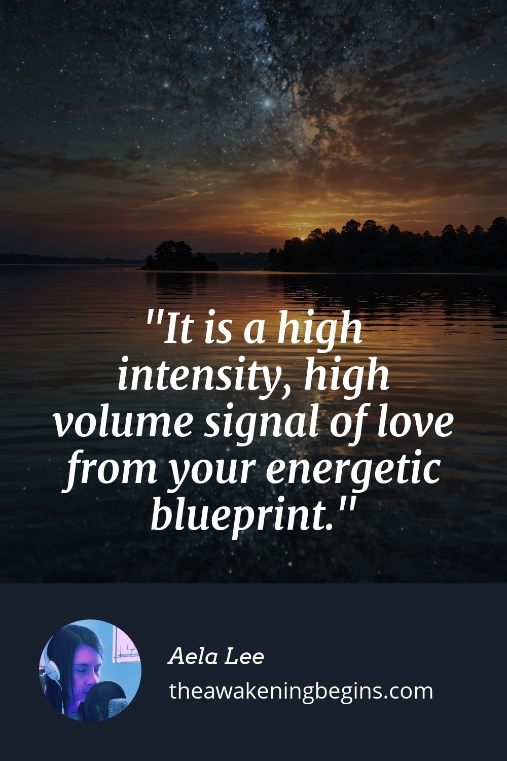 Pinterest Image It is a high intensity, high volume signal of love from your energetic blueprint.