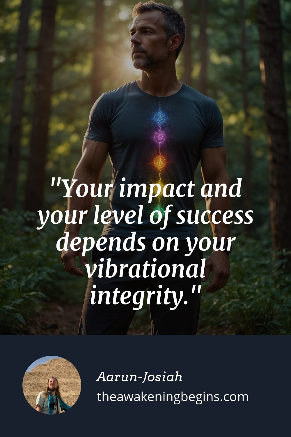Pinterest Image Your impact and your level of success depends on your vibrational integrity.