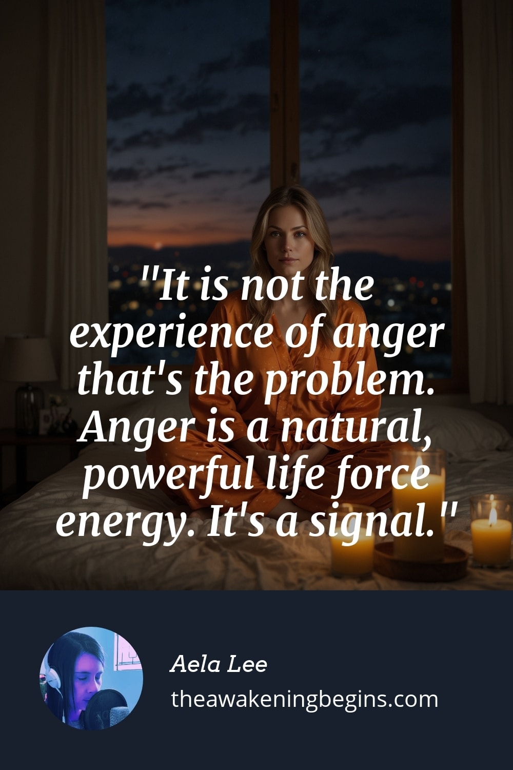 Pinterest Image It is not the experience of anger that's the problem. Anger is a natural, powerful life force energy. It's a signal.