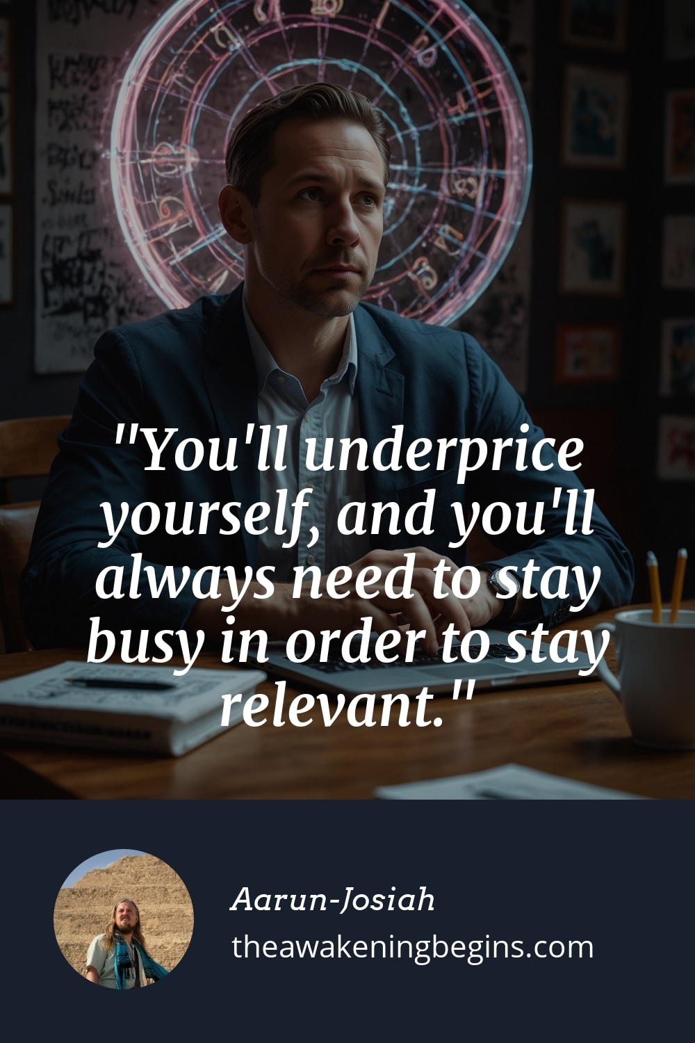 Pinterest Image You'll underprice yourself, and you'll always need to stay busy in order to stay relevant.