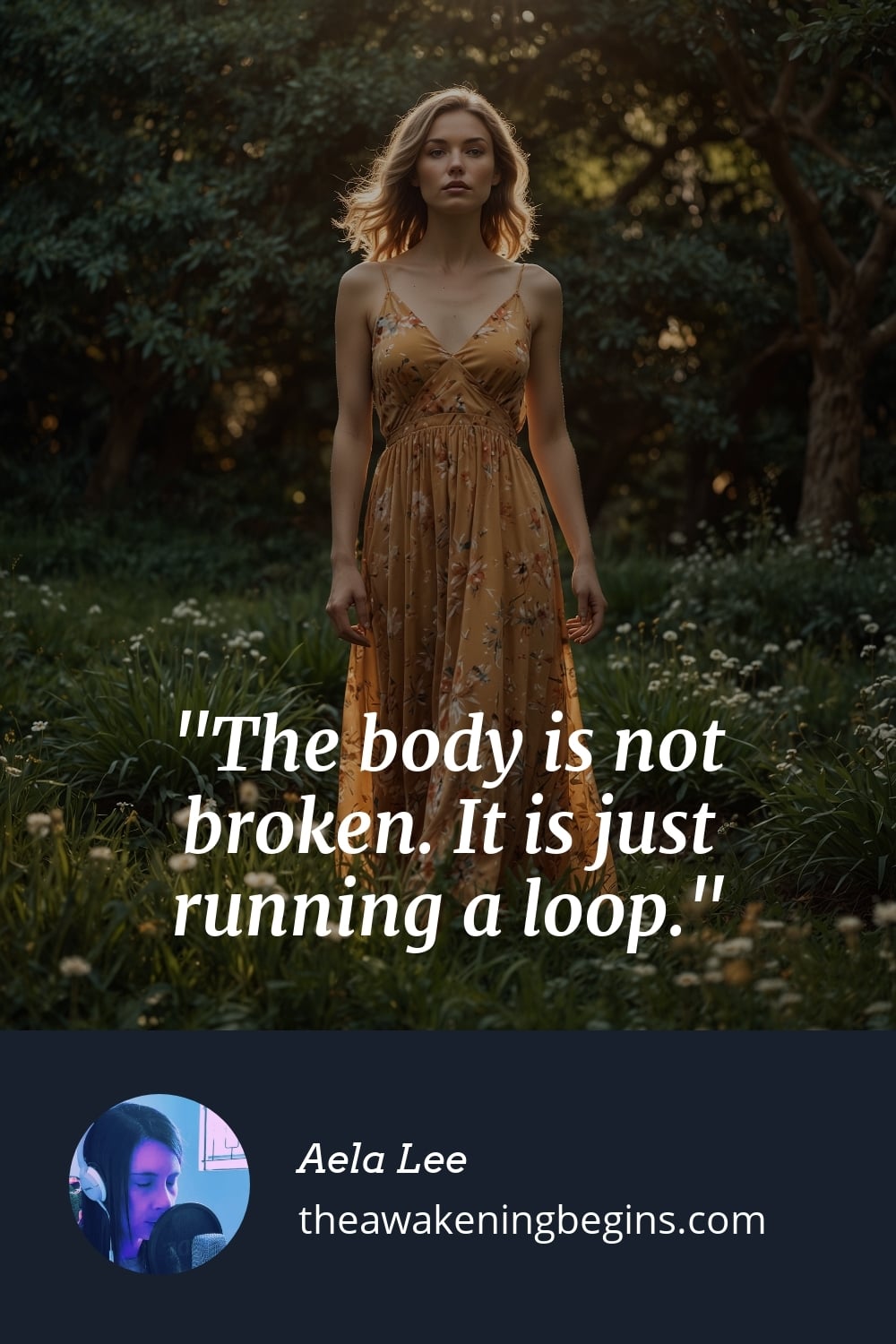 Pinterest Image The body is not broken. It is just running a loop.