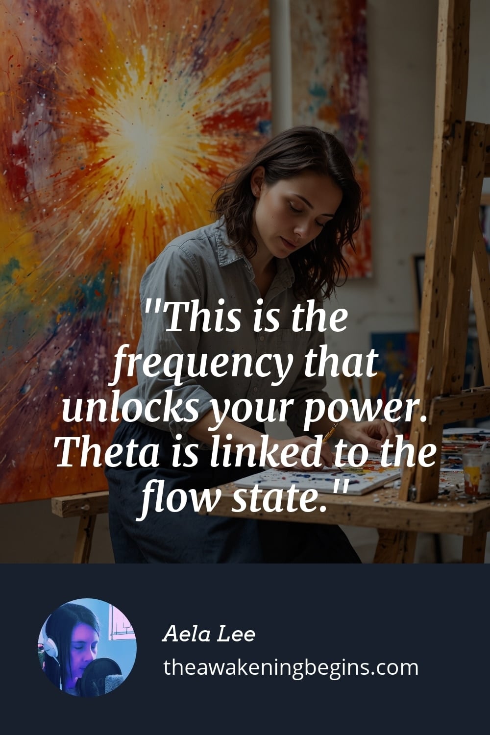 Pinterest Image This is the frequency that unlocks your power. Theta is linked to the flow state.
