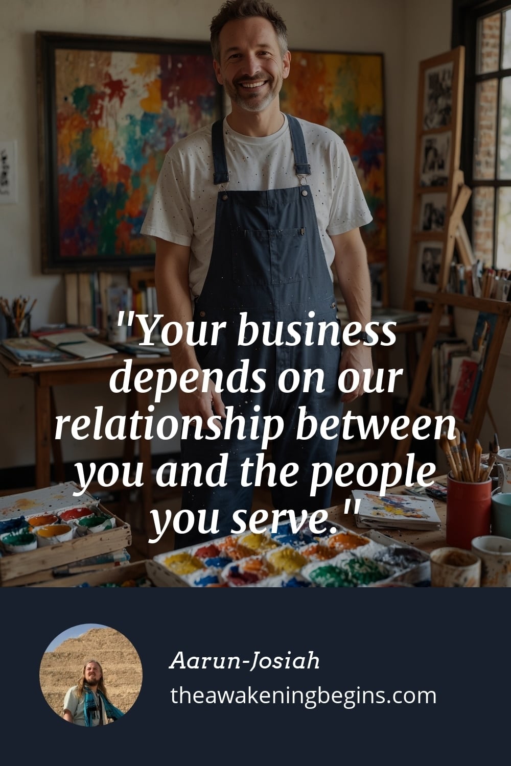 Pinterest Image Your business depends on our relationship between you and the people you serve.
