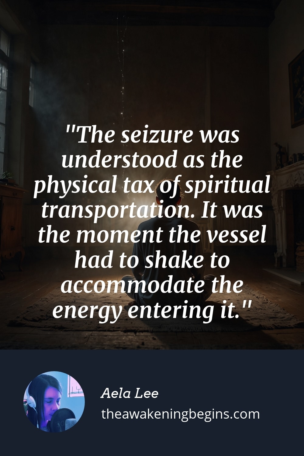 Pinterest Image The seizure was understood as the physical tax of spiritual transportation. It was the moment the vessel had to shake to accommodate the energy entering it.