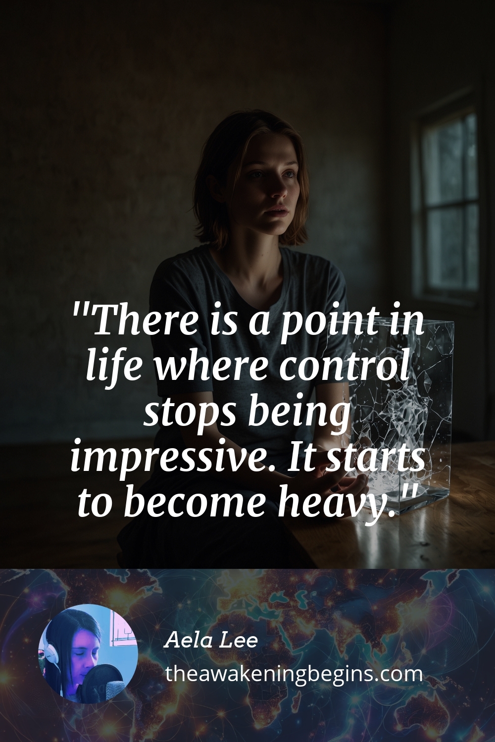 Pinterst Image There is a point in life where control stops being impressive. It starts to become heavy.