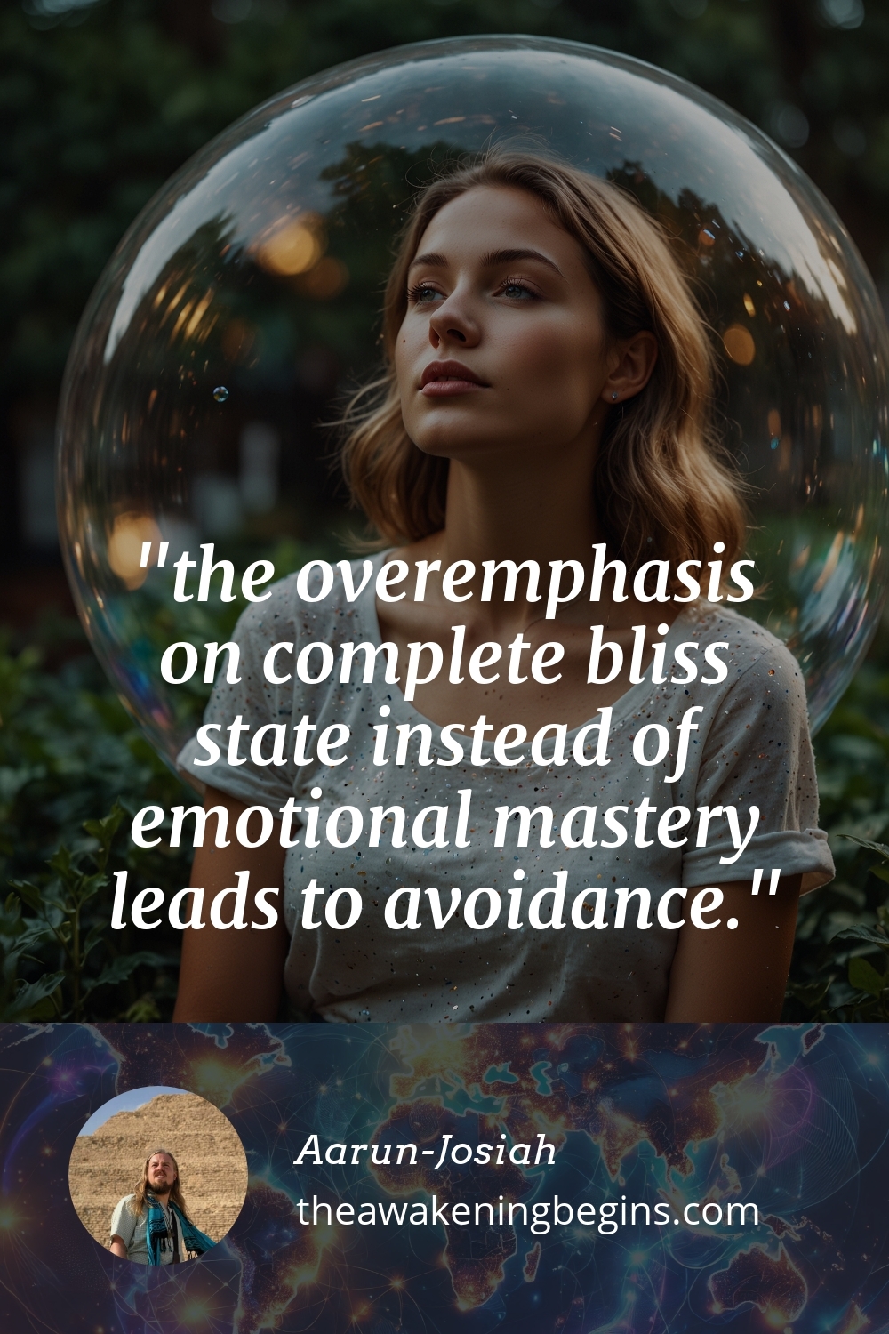 Pinterest Image the overemphasis on complete bliss state instead of emotional mastery leads to avoidance.