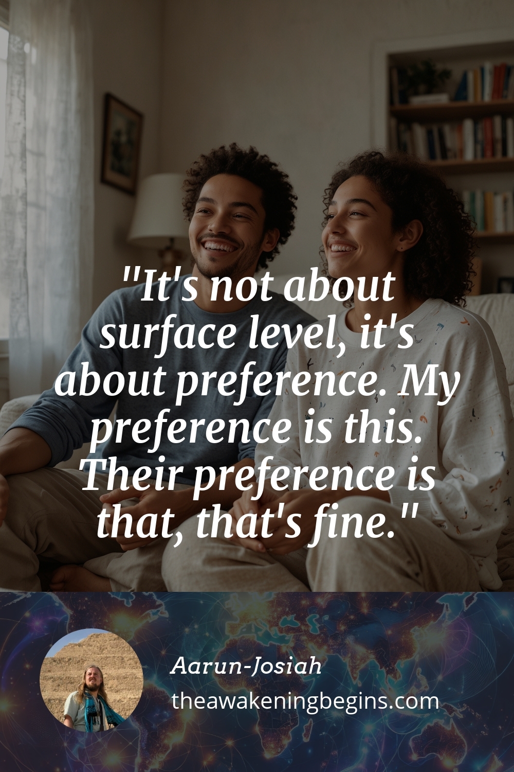 Pinterest Image It's not about surface level, it's about preference. My preference is this. Their preference is that, that's fine.