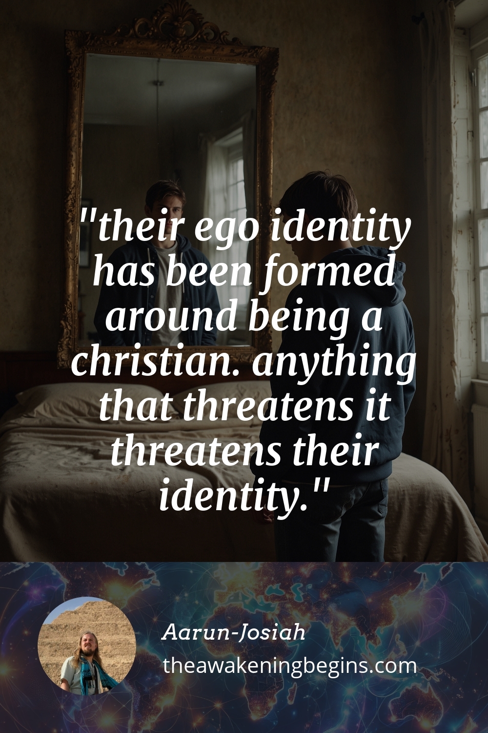 Pinterst Image their ego identity has been formed around being a christian. anything that threatens it threatens their identity.