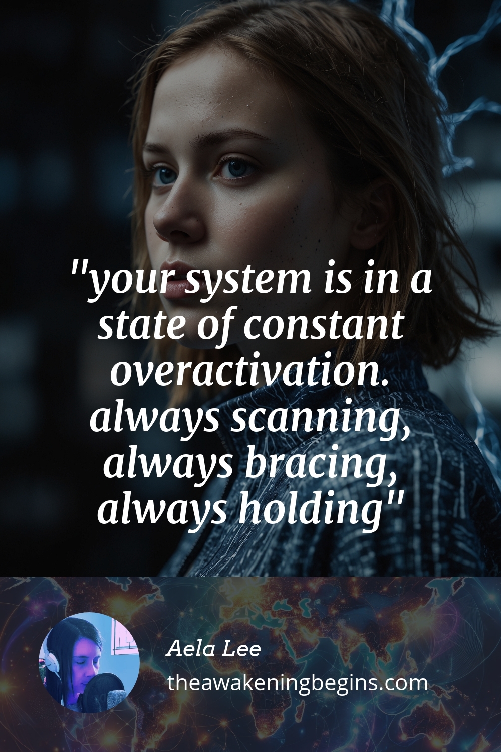 Pinterst Image your system is in a state of constant overactivation. always scanning, always bracing, always holding