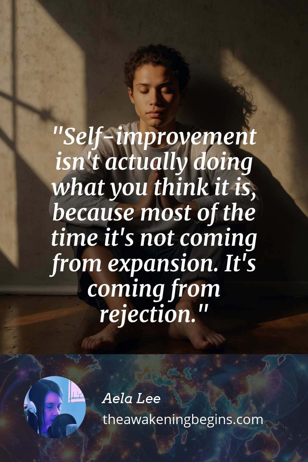 Pinterst Image Self-improvement isn't actually doing what you think it is, because most of the time it's not coming from expansion. It's coming from rejection.
