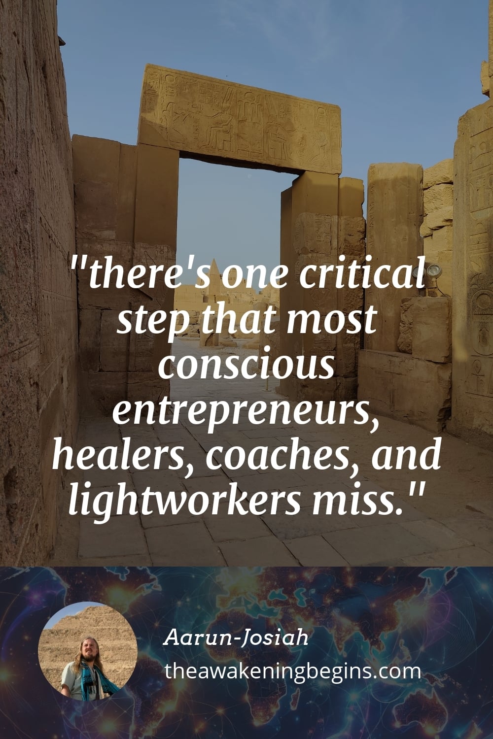 Pinterst Image there's one critical step that most conscious entrepreneurs, healers, coaches, and lightworkers miss.