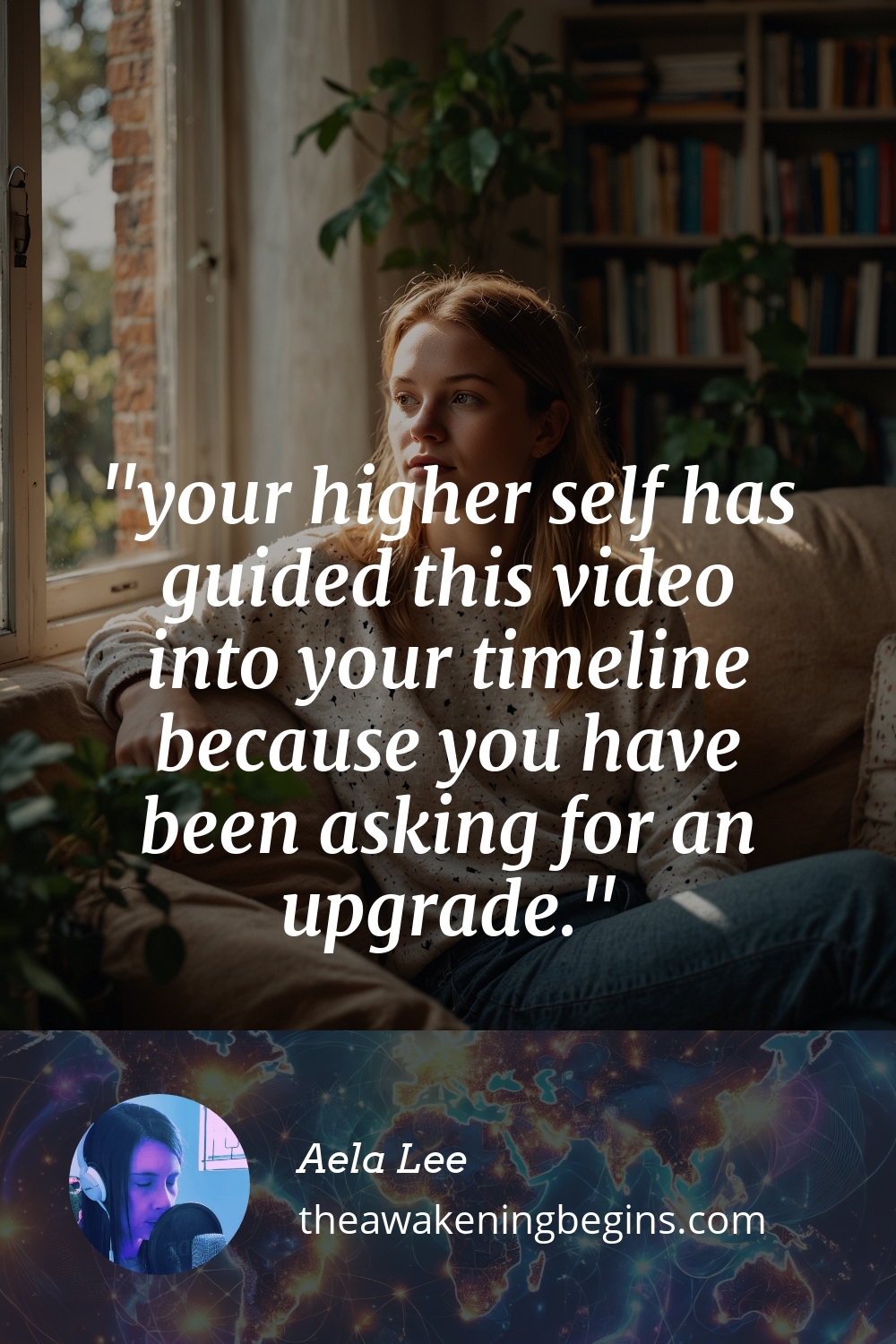 Pinterst Image your higher self has guided this video into your timeline because you have been asking for an upgrade.
