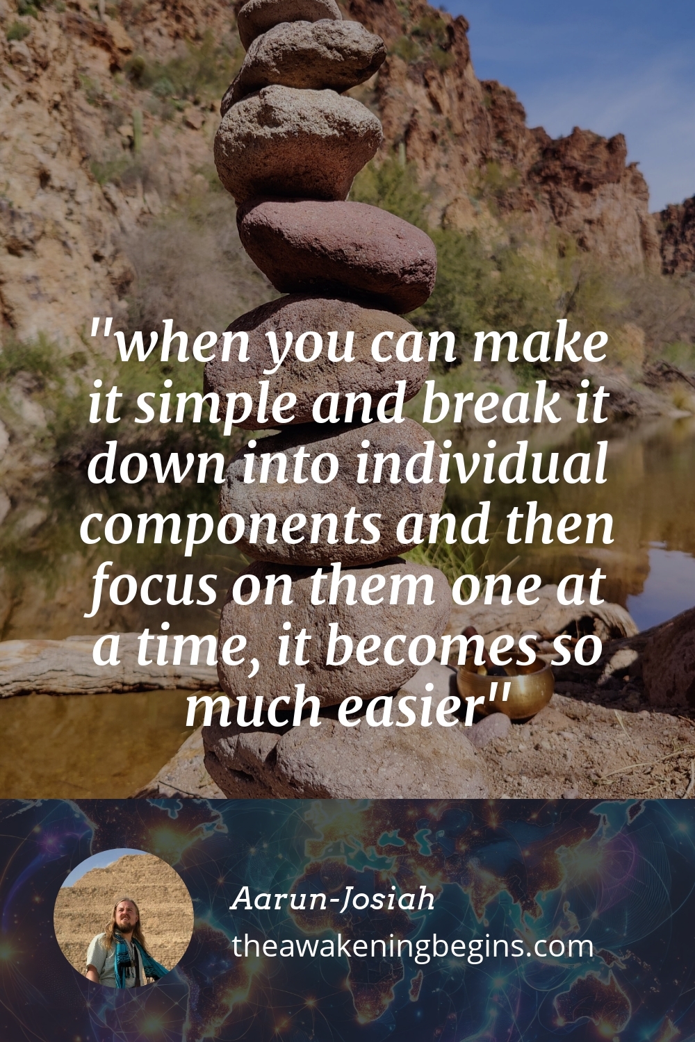 Pinterest Image when you can make it simple and break it down into individual components and then focus on them one at a time, it becomes so much easier
