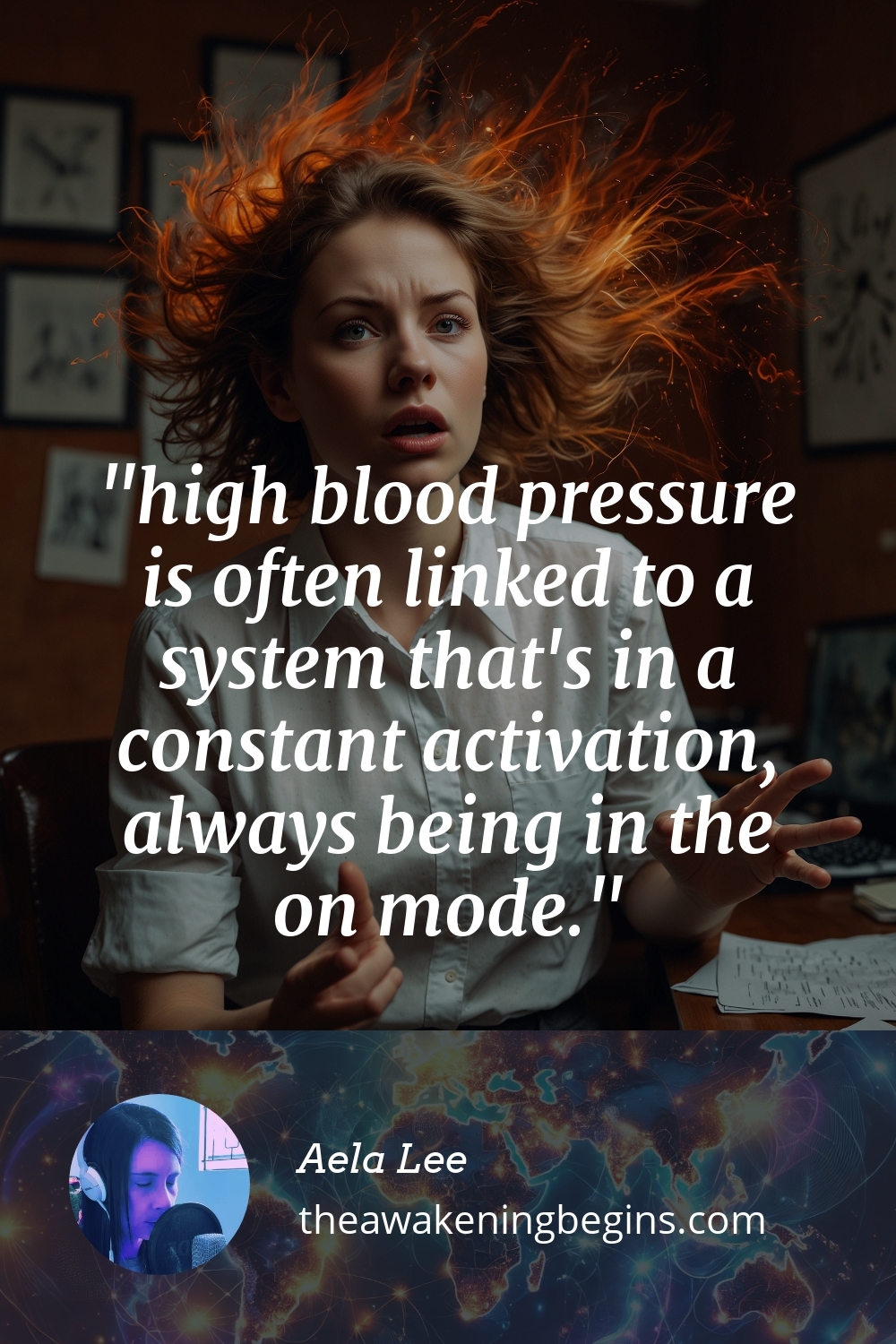 Pinterest Image high blood pressure is often linked to a system that's in a constant activation, always being in the on mode.