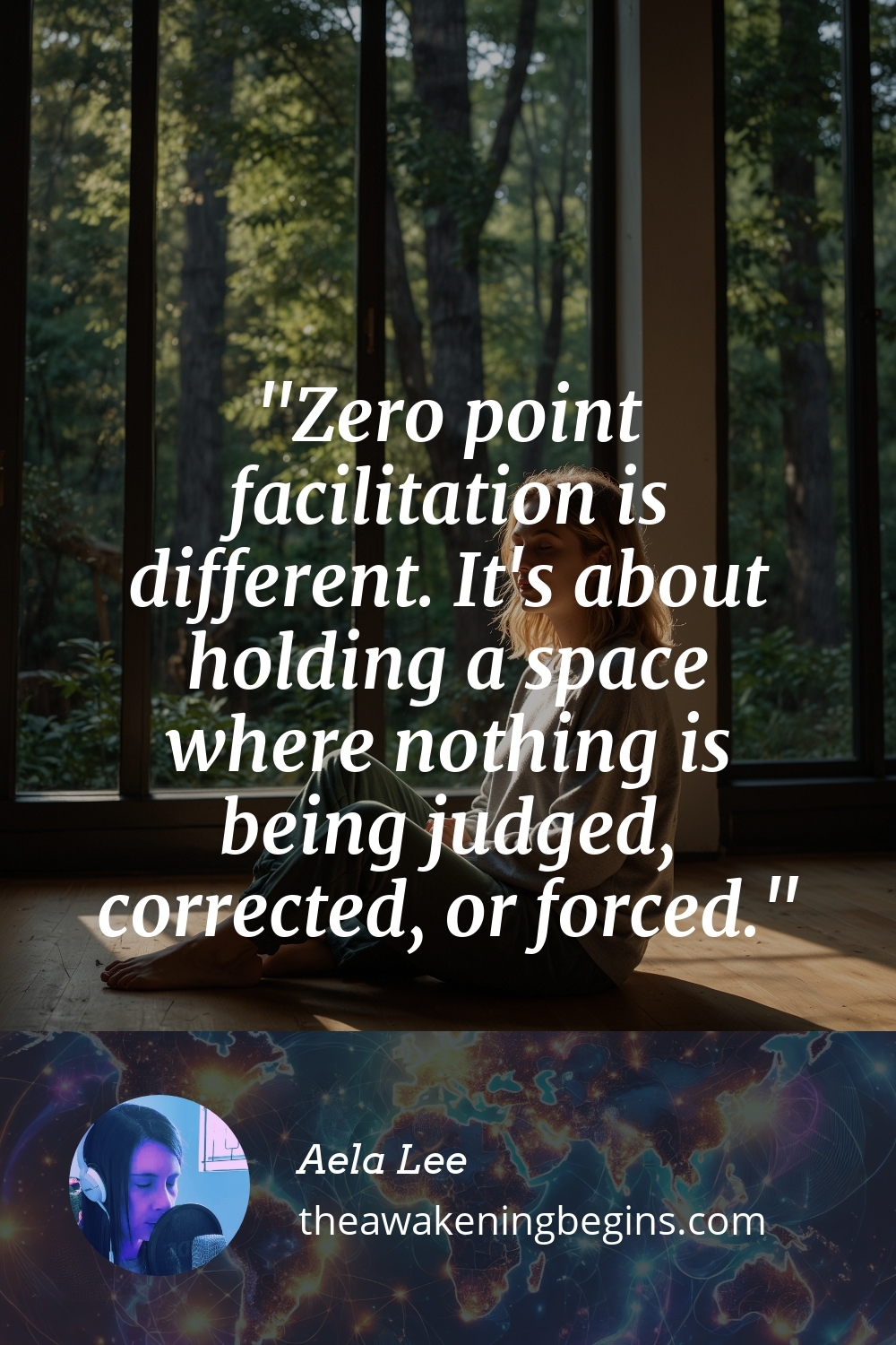 Pinterest Image Zero point facilitation is different. It's about holding a space where nothing is being judged, corrected, or forced.