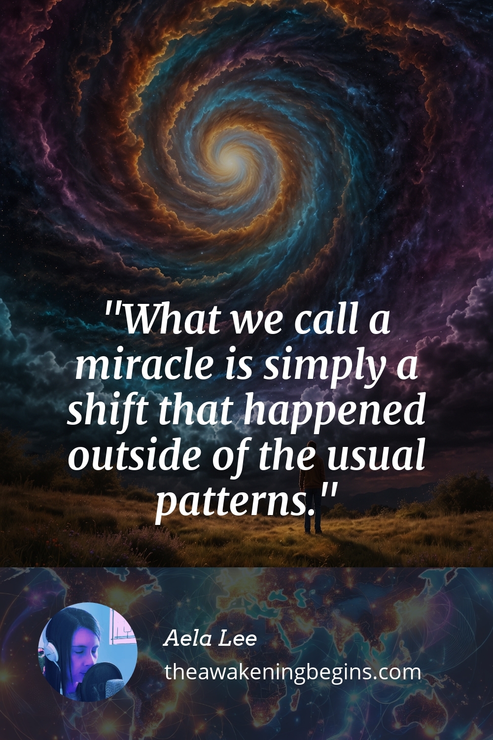 Pinterest Image What we call a miracle is simply a shift that happened outside of the usual patterns.