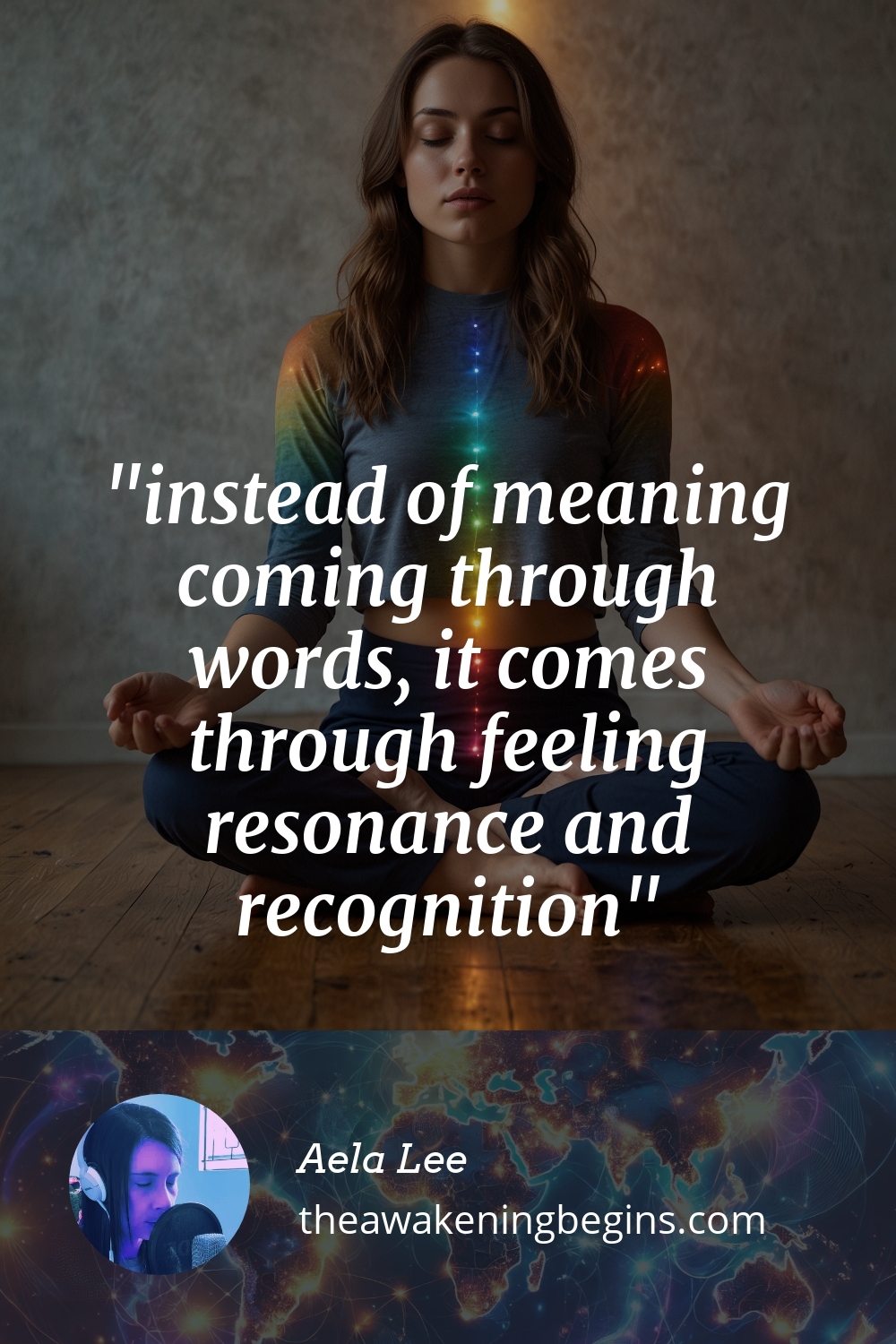 Pinterest Image instead of meaning coming through words, it comes through feeling resonance and recognition