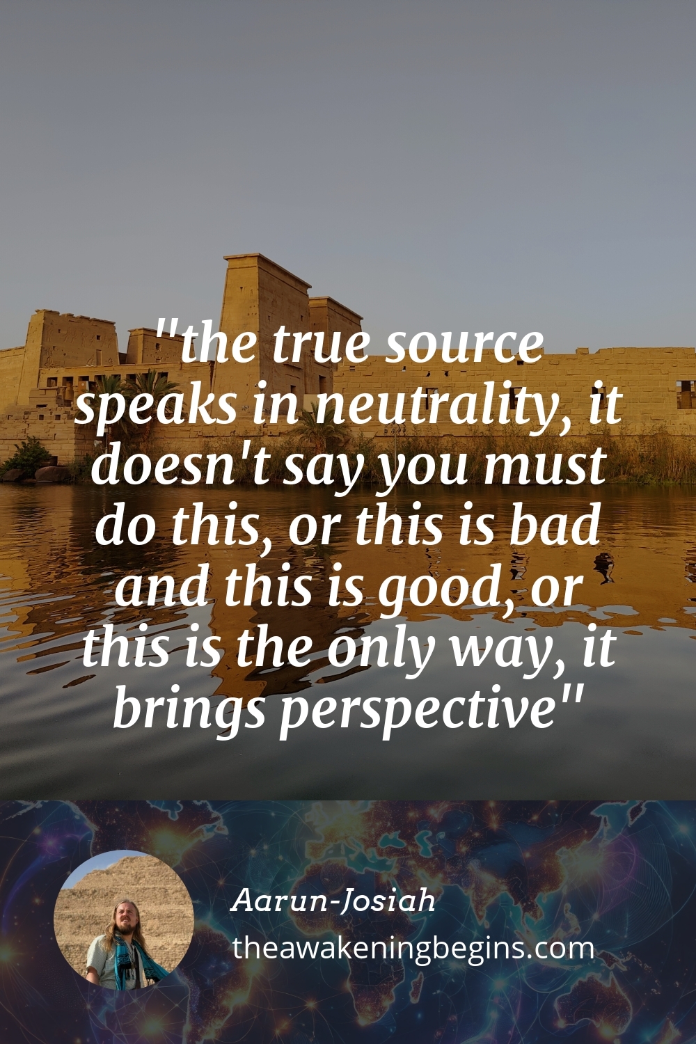 Pinterest Image the true source speaks in neutrality, it doesn't say you must do this, or this is bad and this is good, or this is the only way, it brings perspective