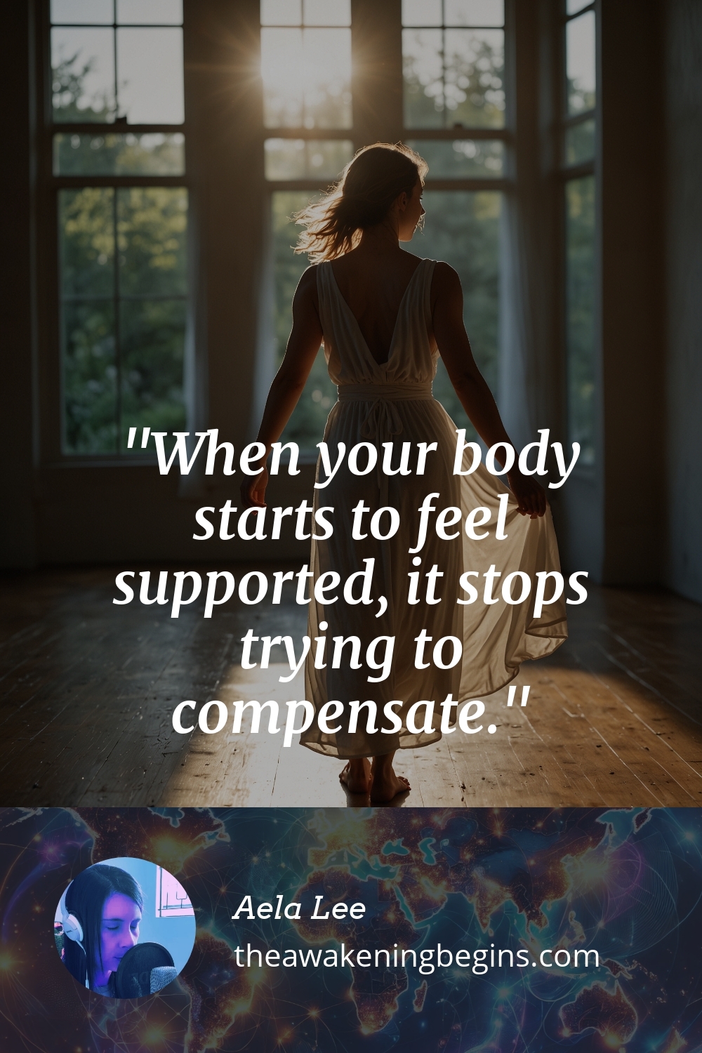 Pinterest Image When your body starts to feel supported, it stops trying to compensate.
