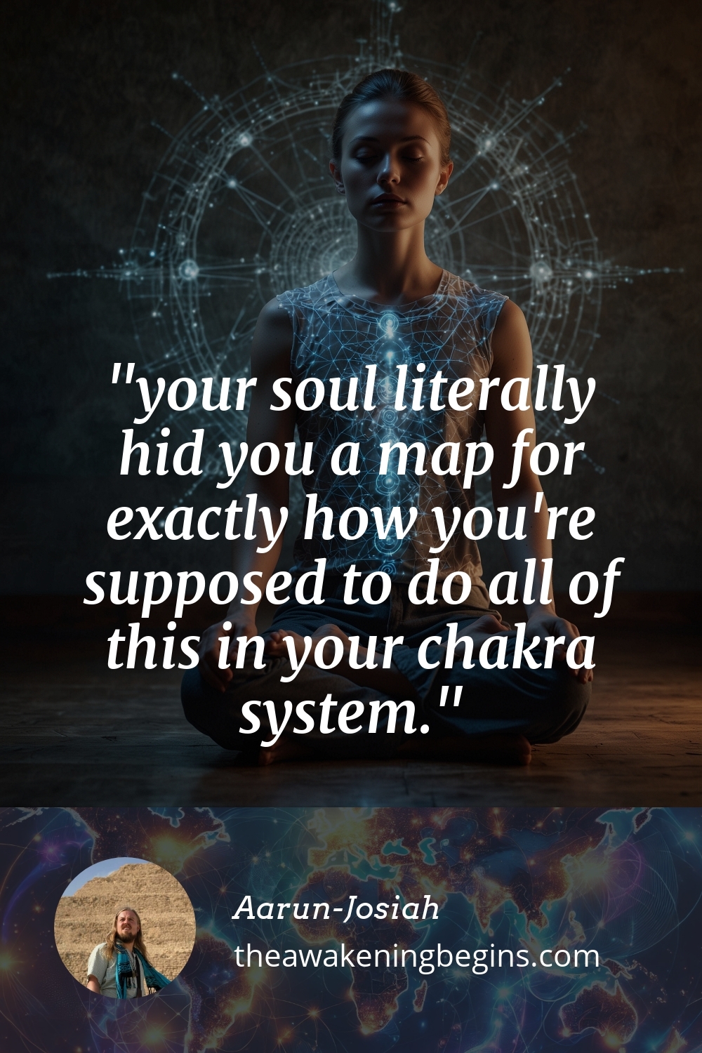Pinterest Image your soul literally hid you a map for exactly how you're supposed to do all of this in your chakra system.