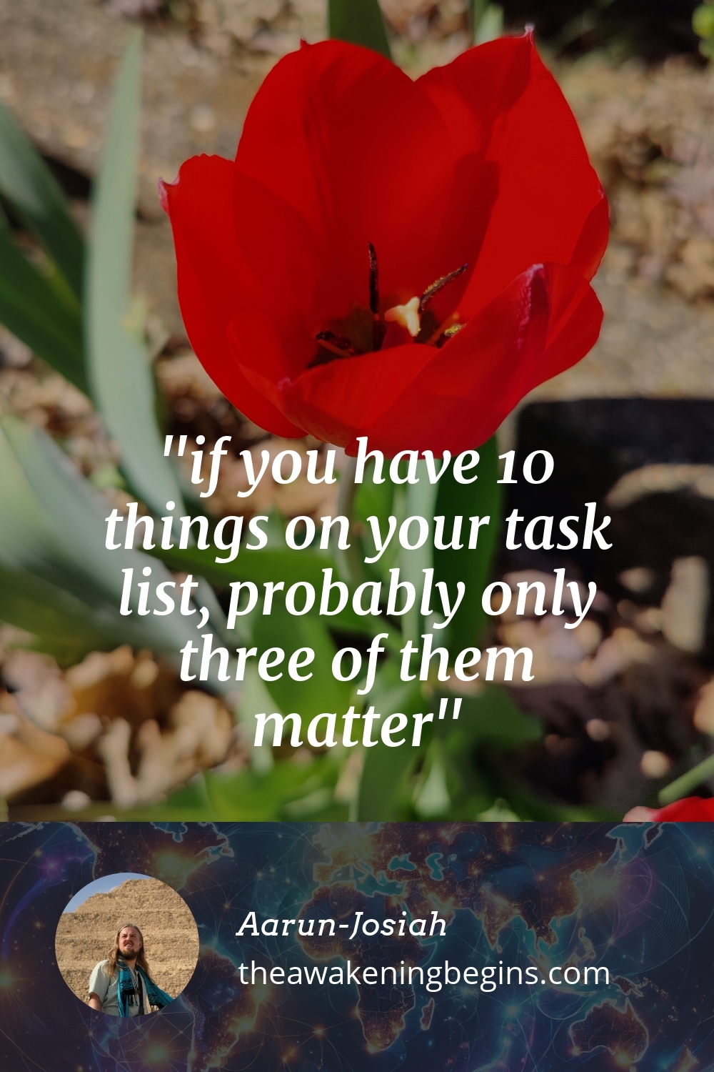 Pinterest Image if you have 10 things on your task list, probably only three of them matter