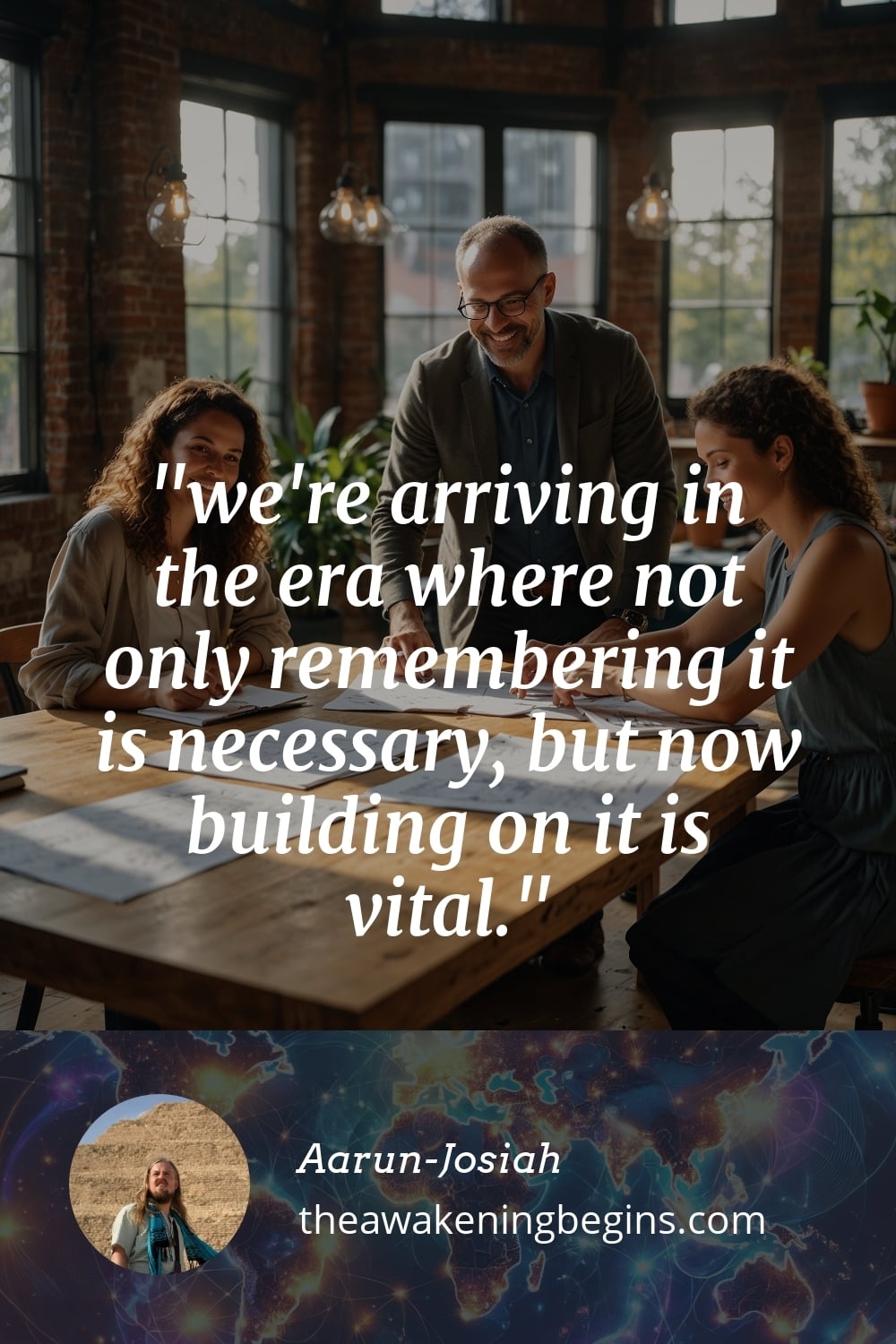 Pinterest Image we're arriving in the era where not only remembering it is necessary, but now building on it is vital.