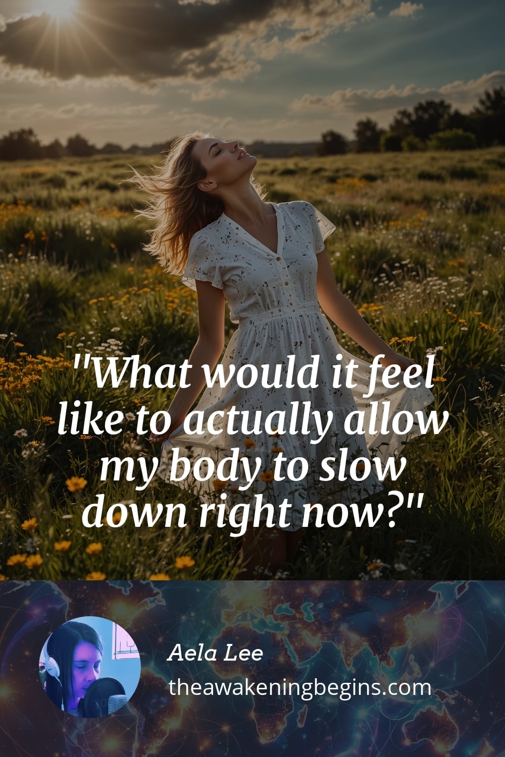 What would it feel like to actually allow my body to slow down right now?