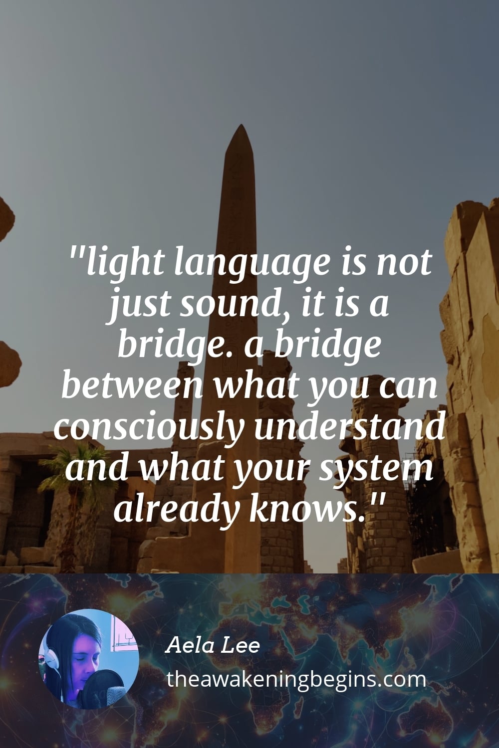 Pinterst Image light language is not just sound, it is a bridge. a bridge between what you can consciously understand and what your system already knows.