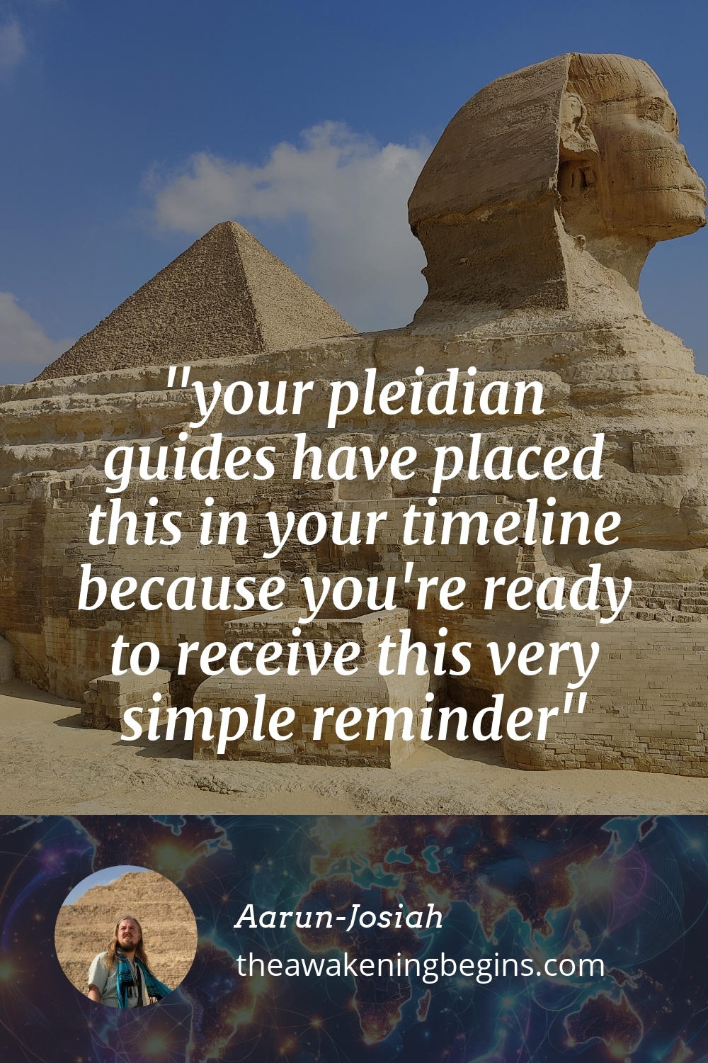 Pinterst Image your pleidian guides have placed this in your timeline because you're ready to receive this very simple reminder