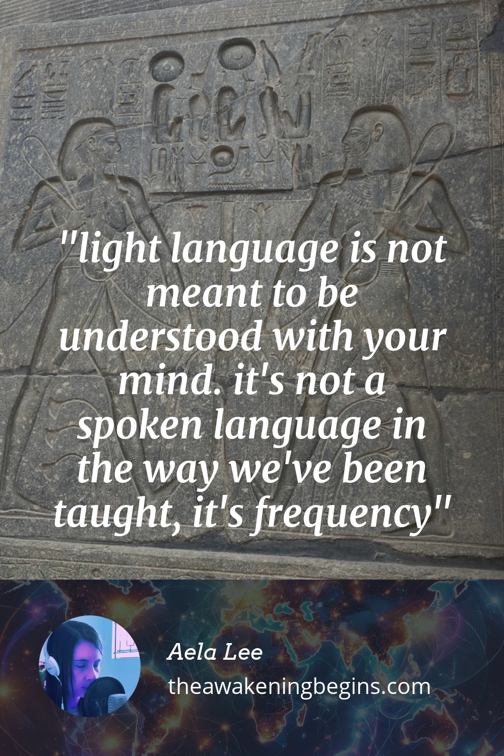 Pinterst Image light language is not meant to be understood with your mind. it's not a spoken language in the way we've been taught, it's frequency