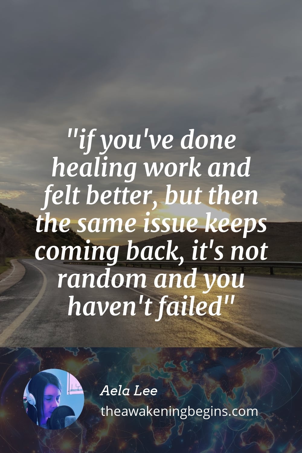 Pinterest Image if you have done healing work and felt better but then the same issue keeps coming back it is not random and you have not failed