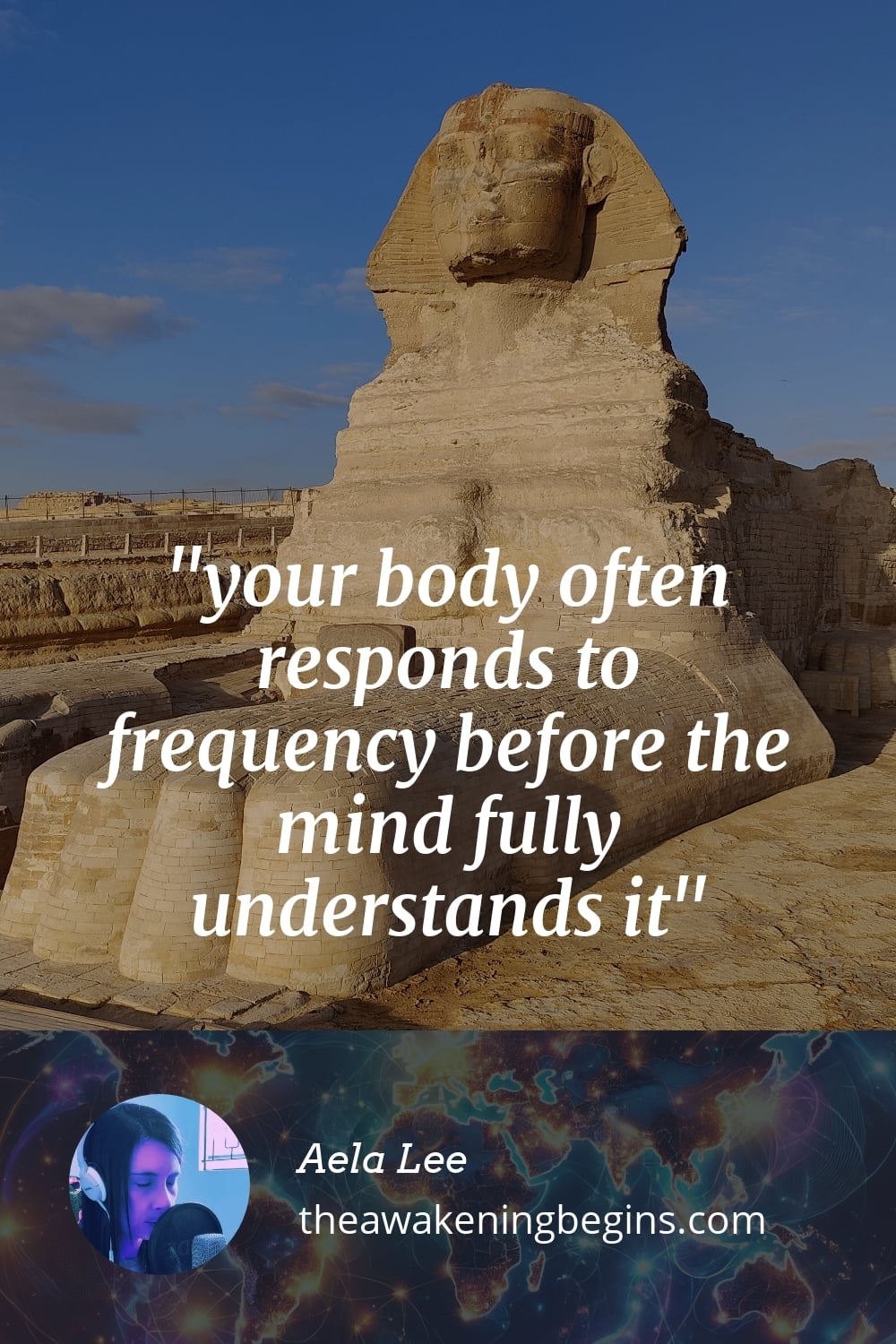 Pinterst Image your body often responds to frequency before the mind fully understands it
