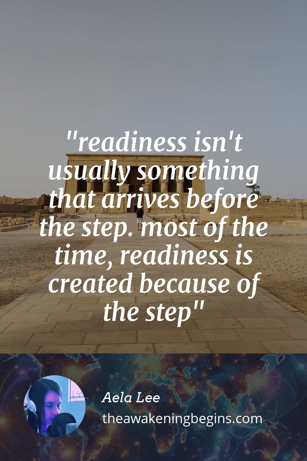 Pinterst Image readiness isn't usually something that arrives before the step. most of the time, readiness is created because of the step