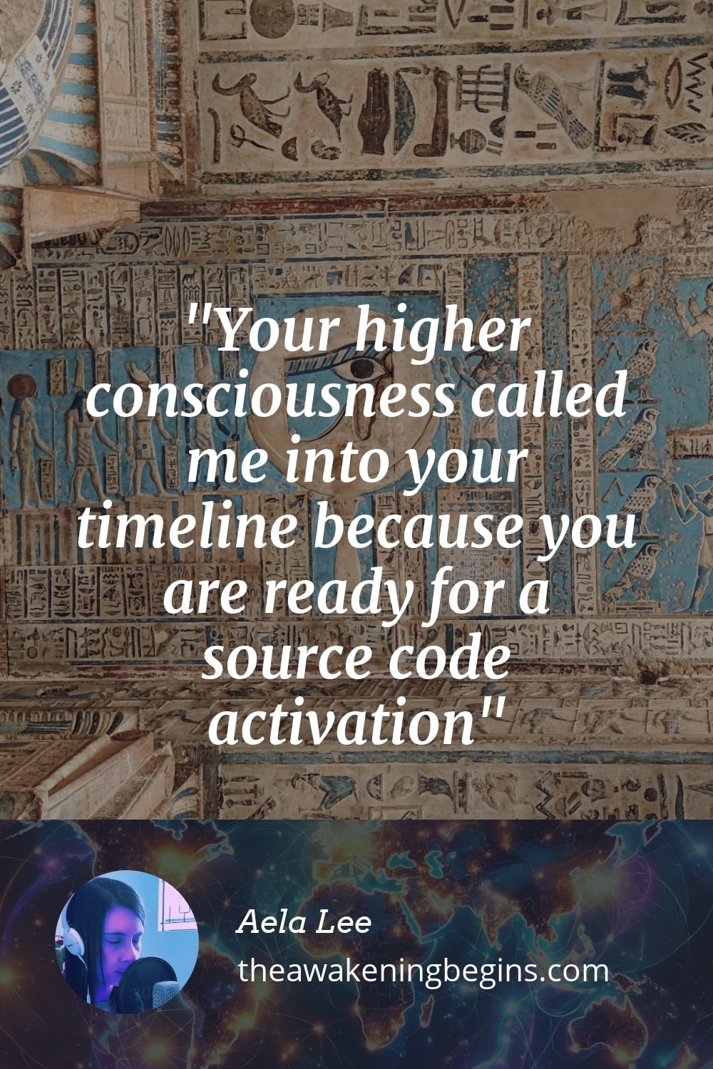 Pinterst Image Your higher consciousness called me into your timeline because you are ready for a source code activation