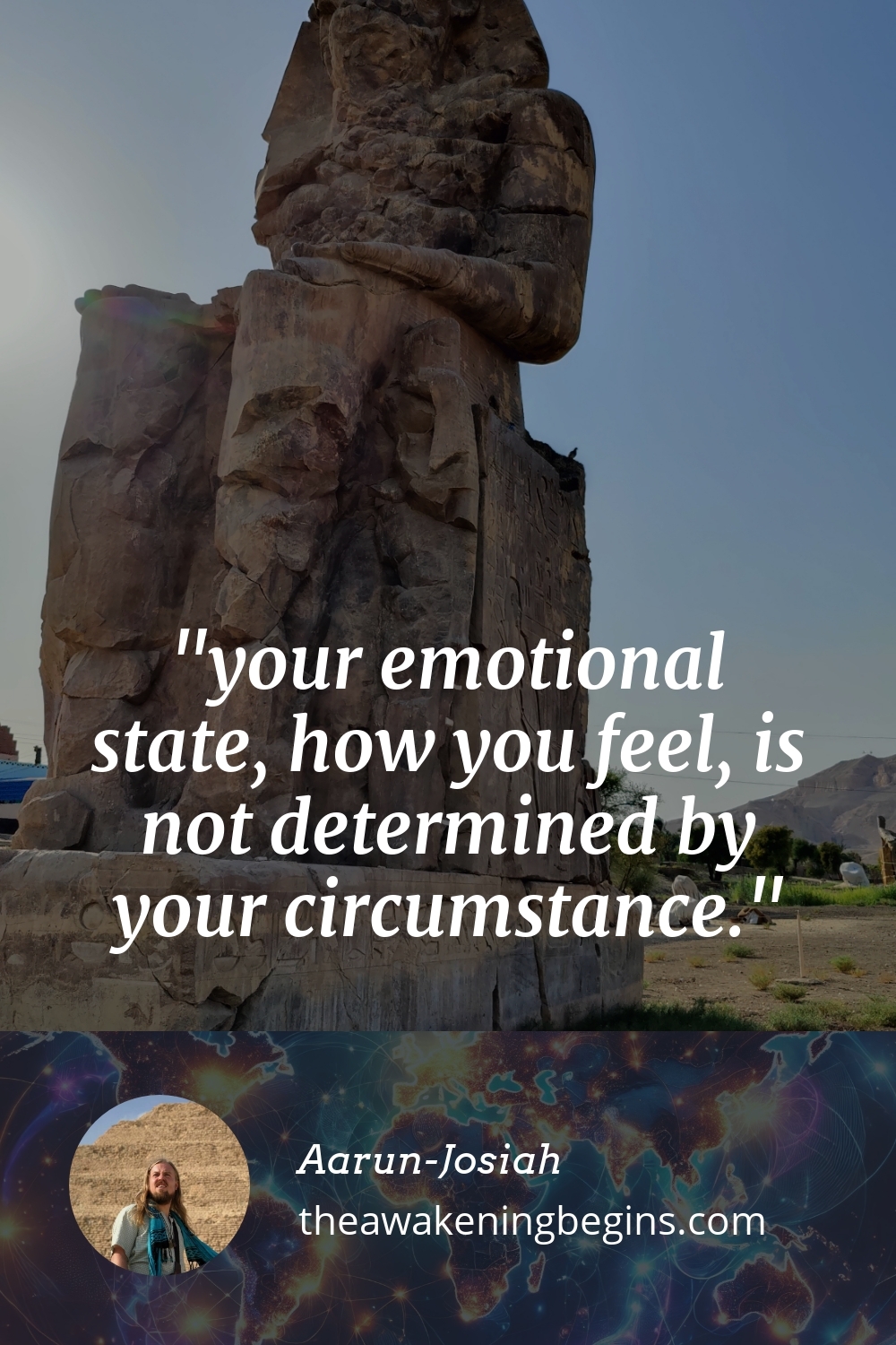 Pinterst Image your emotional state, how you feel, is not determined by your circumstance.
