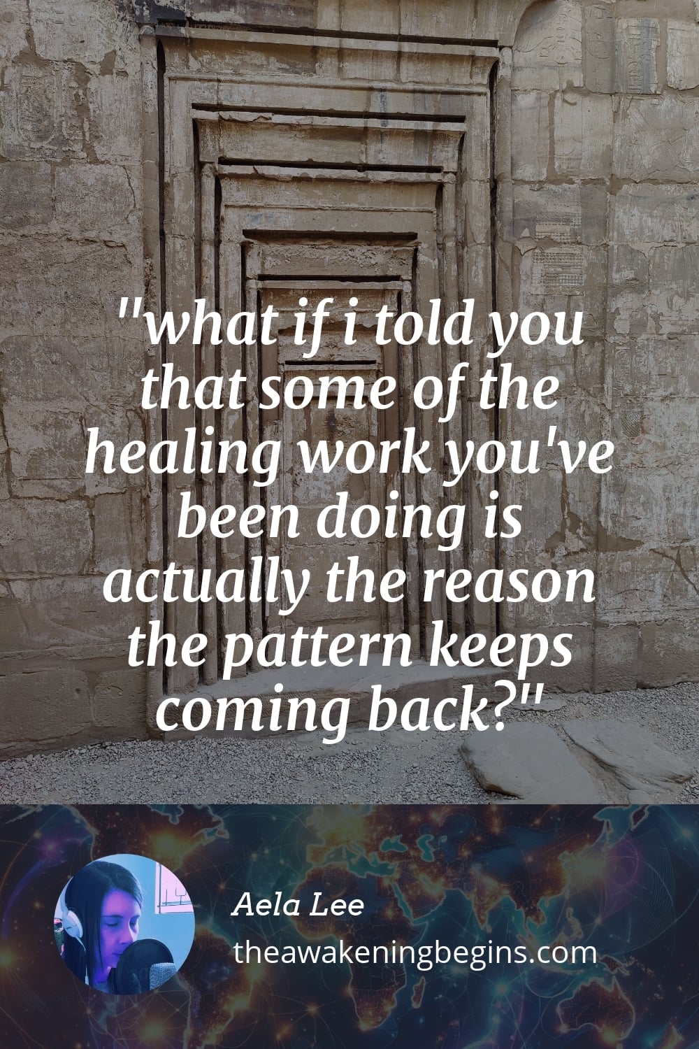 Pinterst Image what if i told you that some of the healing work you've been doing is actually the reason the pattern keeps coming back?