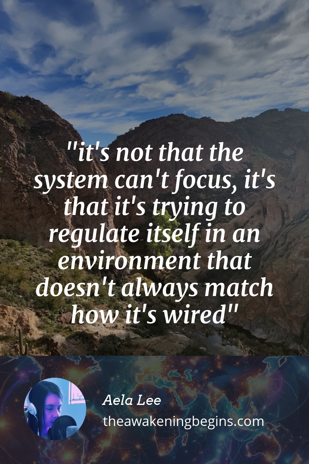Pinterst Image it's not that the system can't focus, it's that it's trying to regulate itself in an environment that doesn't always match how it's wired