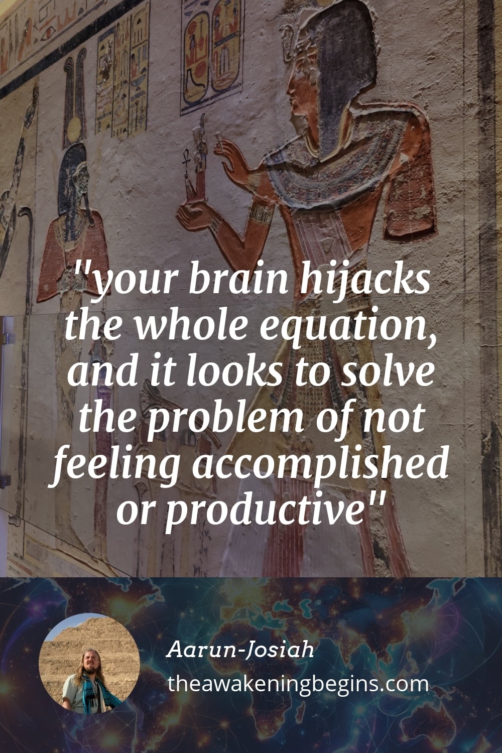 Pinterest Image your brain hijacks the whole equation, and it looks to solve the problem of not feeling accomplished or productive
