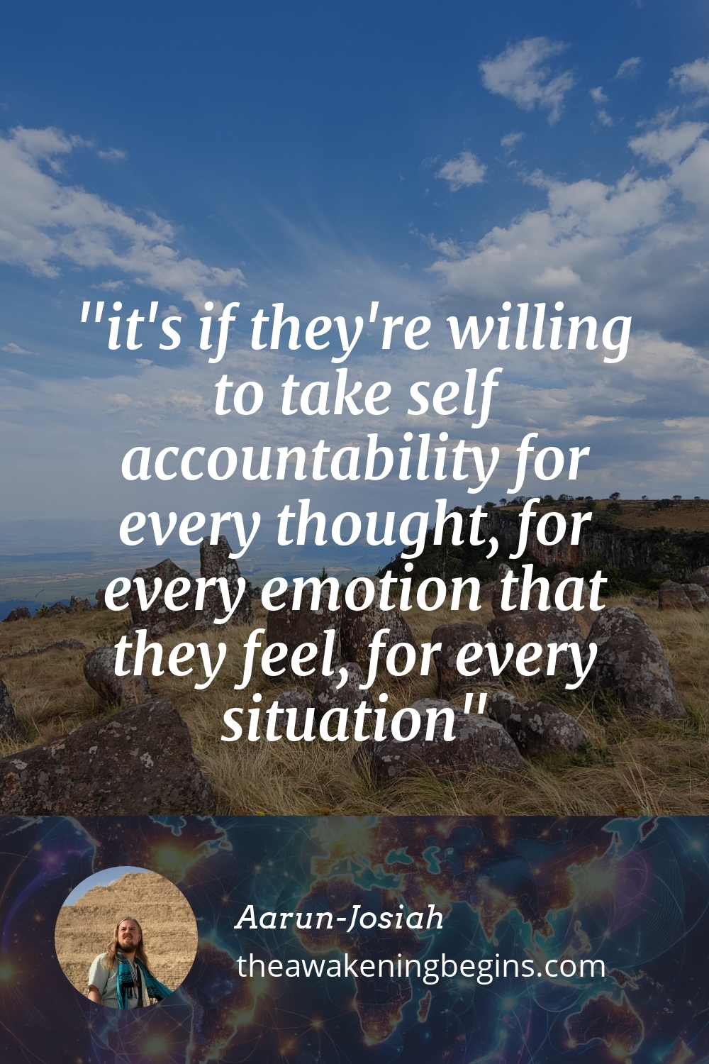 Pinterest Image it's if they're willing to take self accountability for every thought, for every emotion that they feel, for every situation