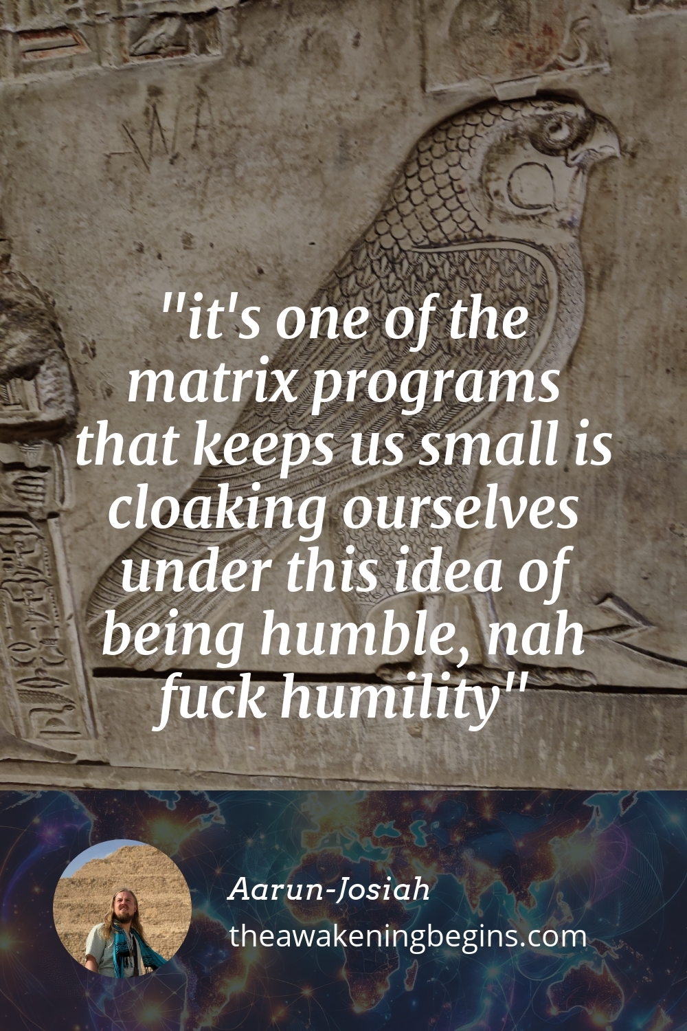 Pinterest Image it's one of the matrix programs that keeps us small is cloaking ourselves under this idea of being humble, nah fuck humility