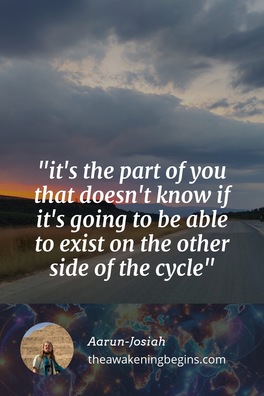 Pinterest Image it's the part of you that doesn't know if it's going to be able to exist on the other side of the cycle