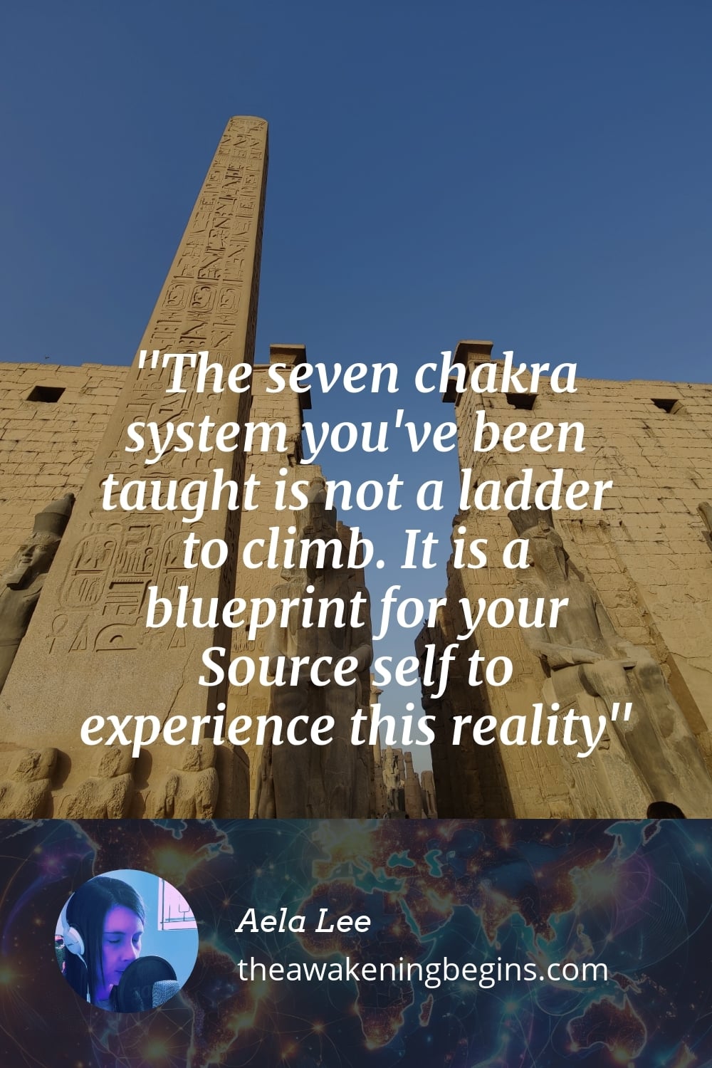Pinterest Image The seven chakra system you've been taught is not a ladder to climb. It is a blueprint for your Source self to experience this reality