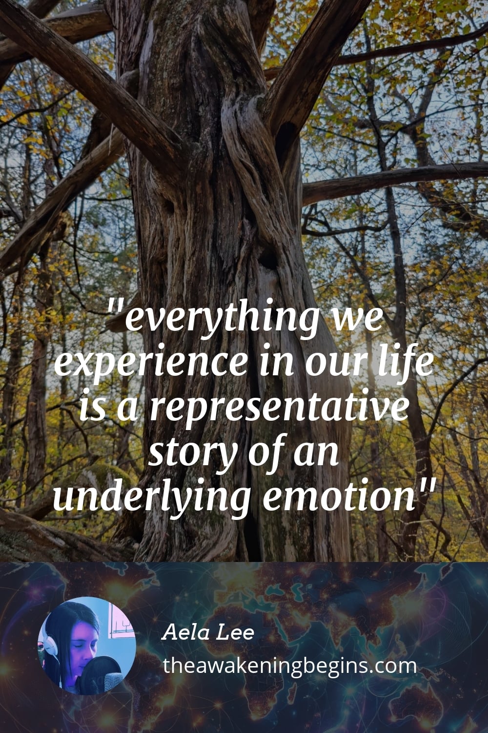 Pinterest Image everything we experience in our life is a representative story of an underlying emotion
