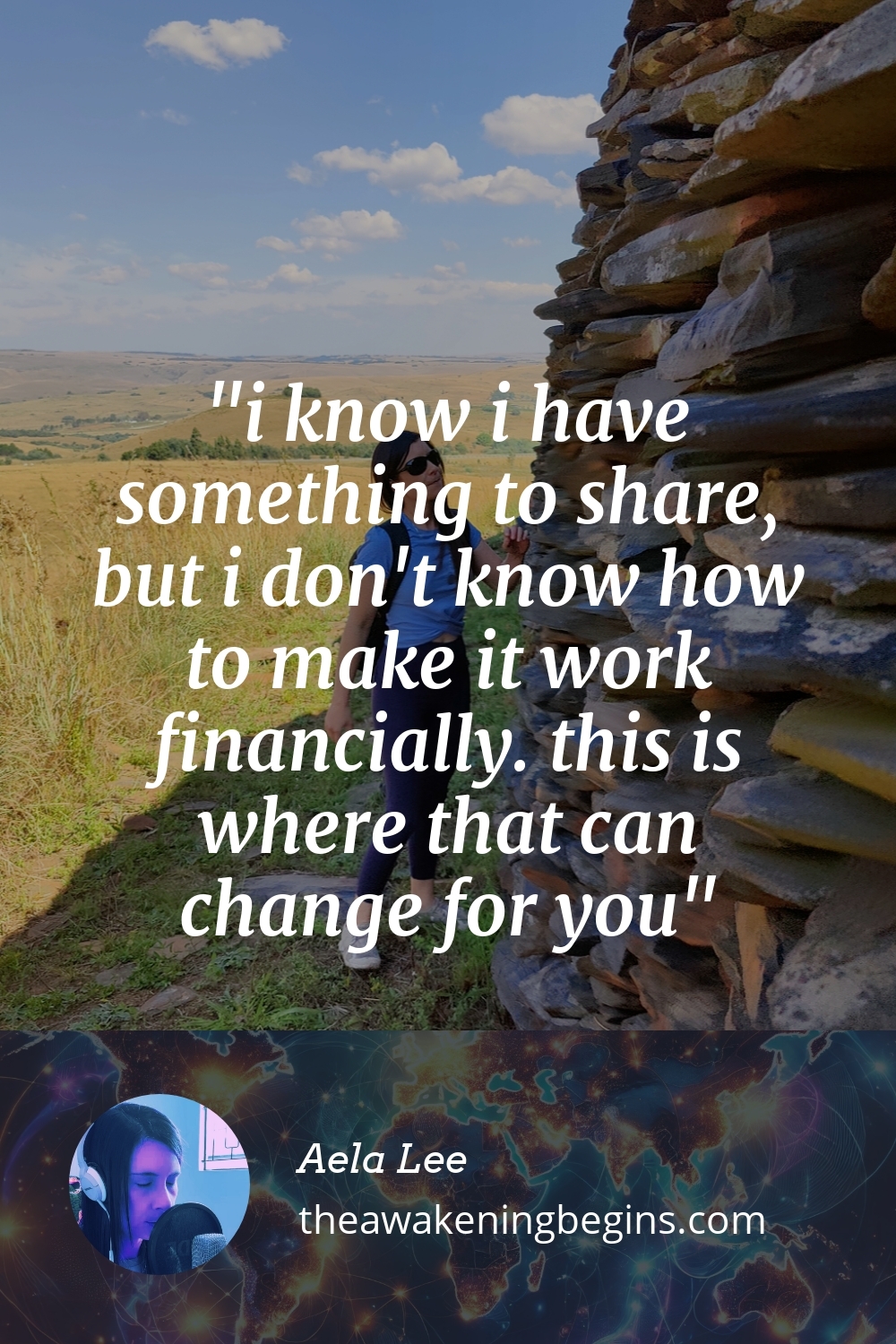 Pinterest Image i know i have something to share, but i don't know how to make it work financially. this is where that can change for you