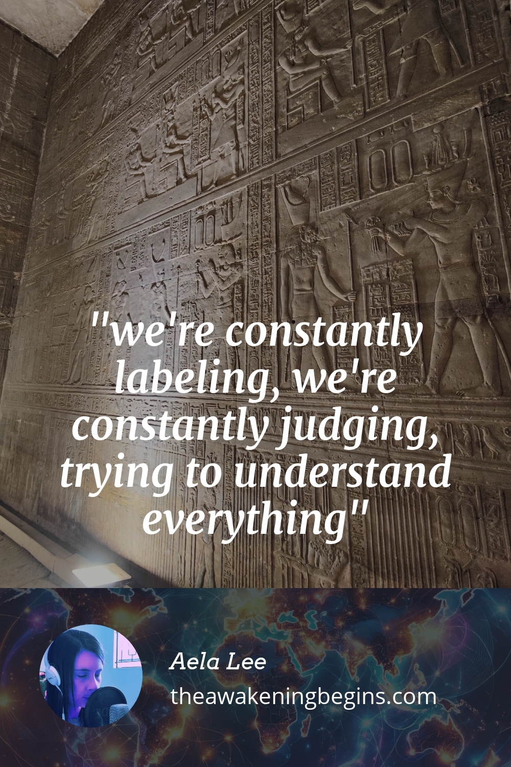 Pinterest Image we're constantly labeling, we're constantly judging, trying to understand everything