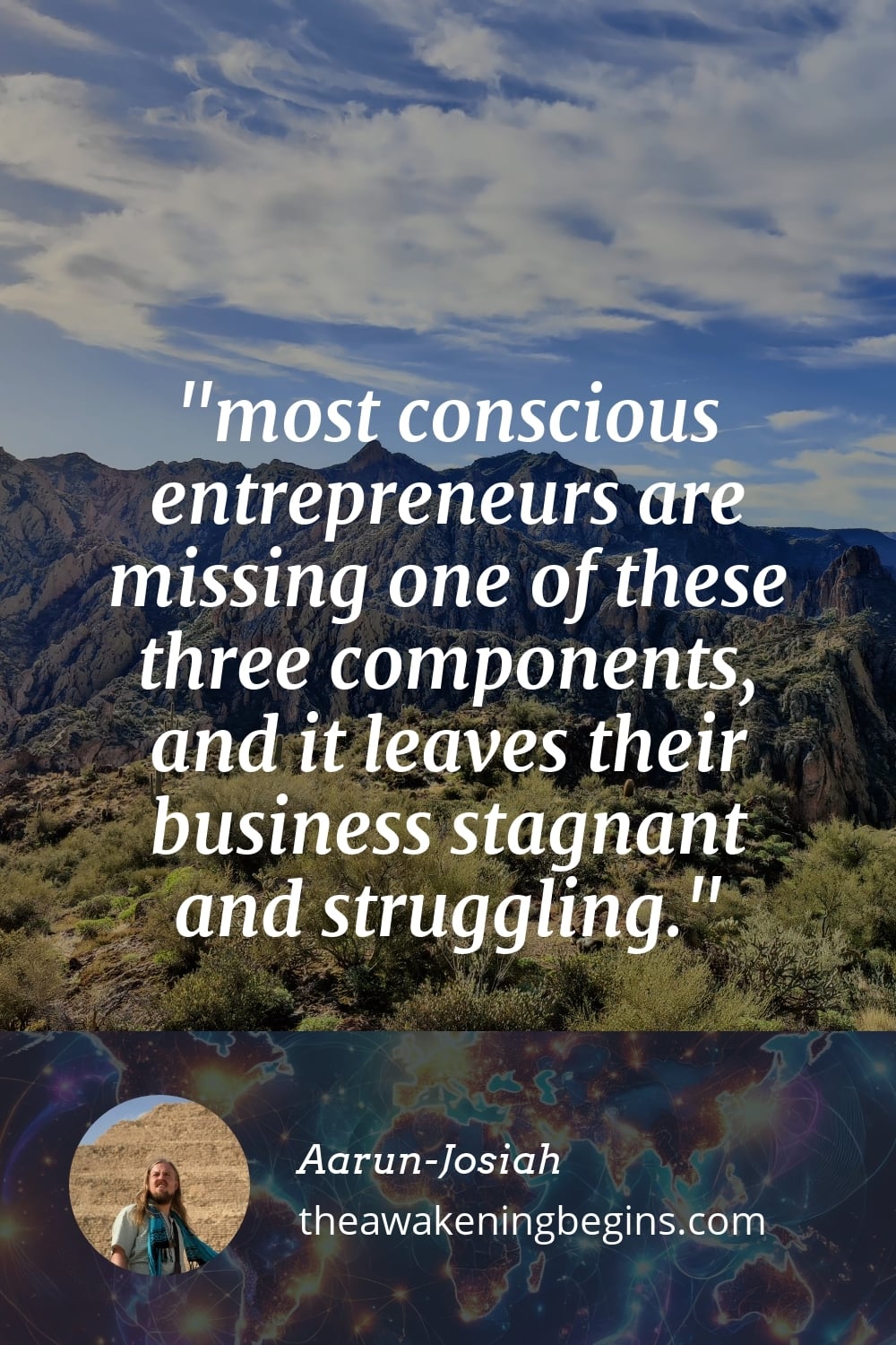 Pinterest Image most conscious entrepreneurs are missing one of these three components, and it leaves their business stagnant and struggling.