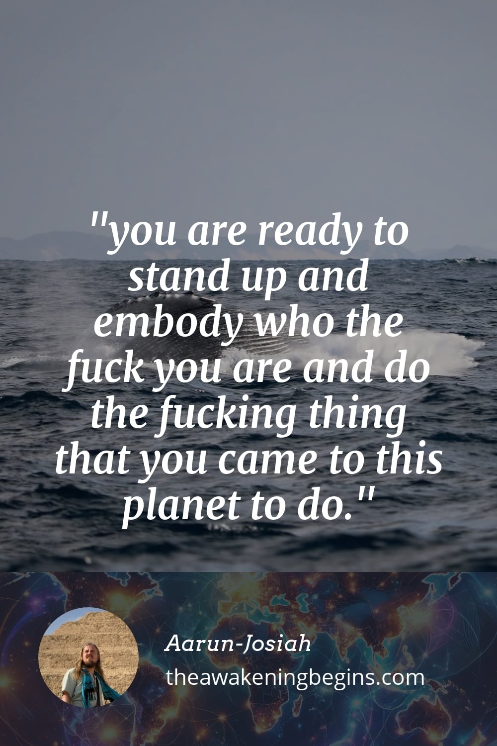 Pinterest Image you are ready to stand up and embody who the fuck you are and do the fucking thing that you came to this planet to do.