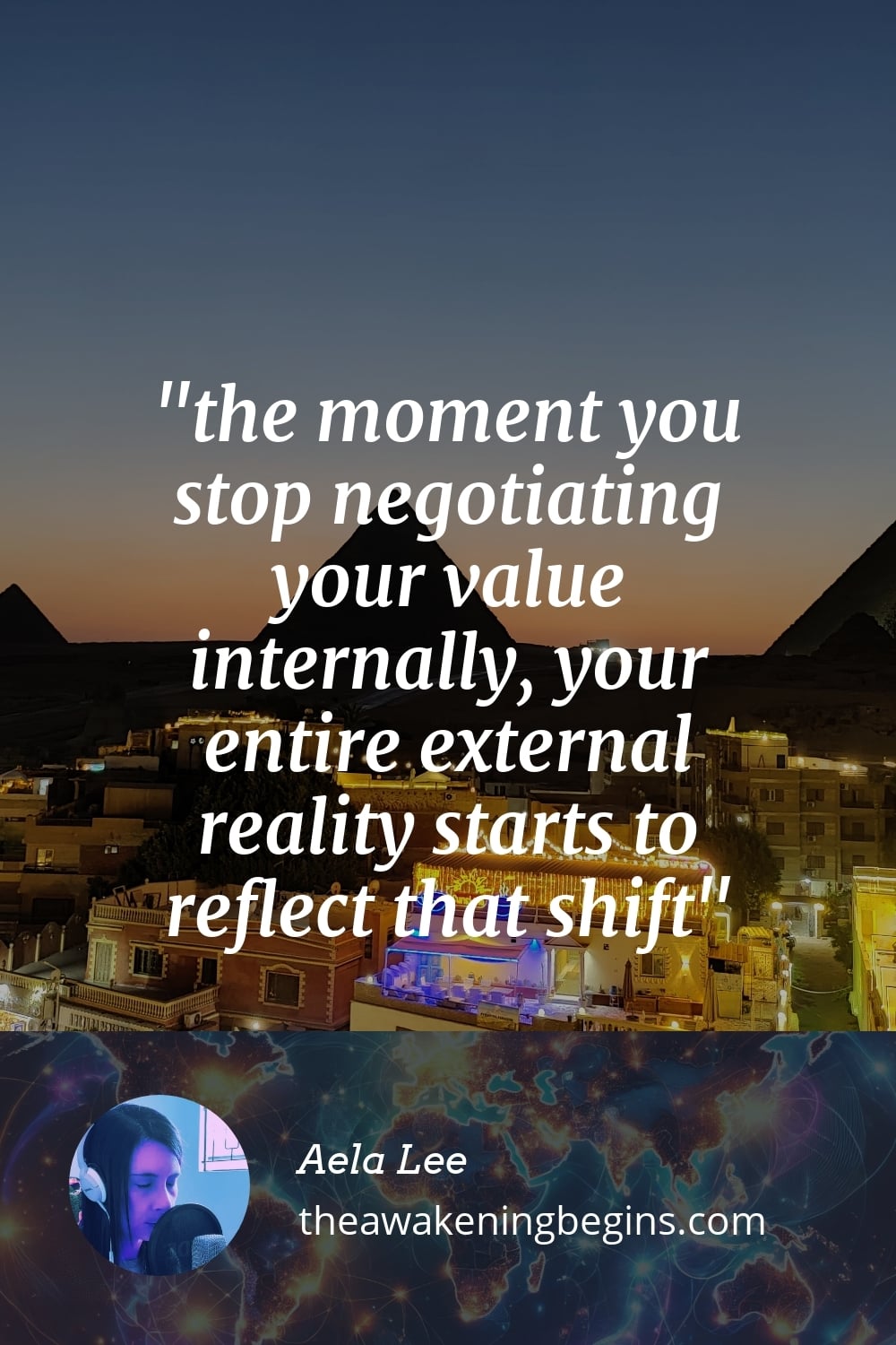 Pinterest Image the moment you stop negotiating your value internally, your entire external reality starts to reflect that shift