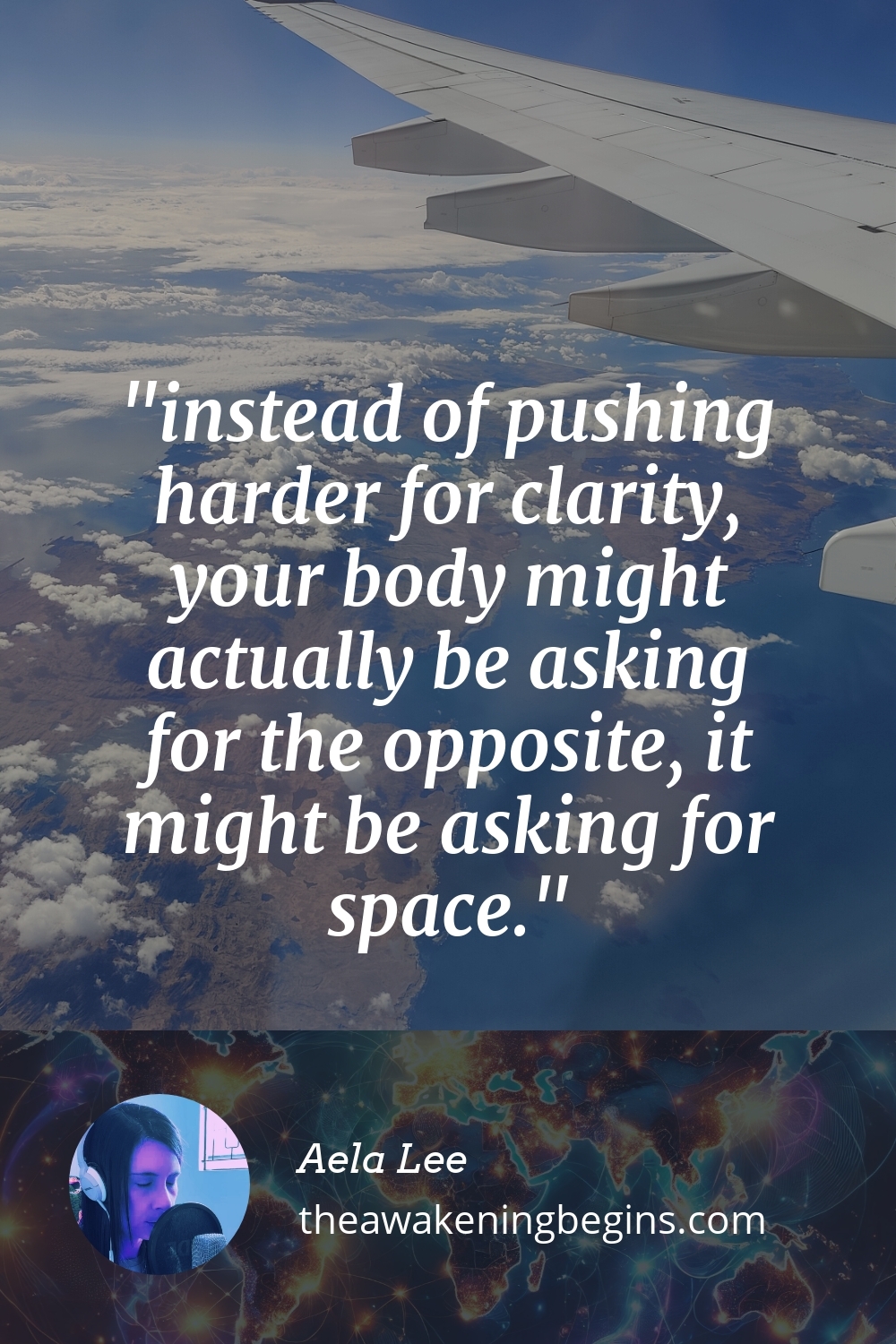Pinterest Image instead of pushing harder for clarity, your body might actually be asking for the opposite, it might be asking for space.