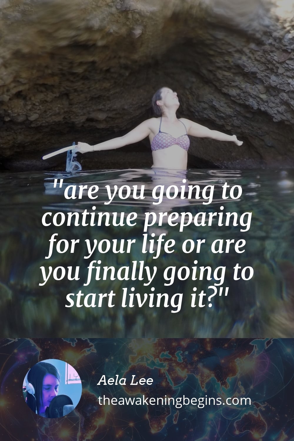 Pinterest Image are you going to continue preparing for your life or are you finally going to start living it?